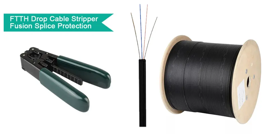 FTTH Flat Drop Cable 