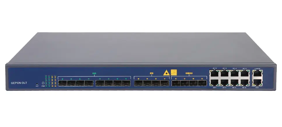 Fiber Optic GEPON OLT EPON OLT 8 Ports