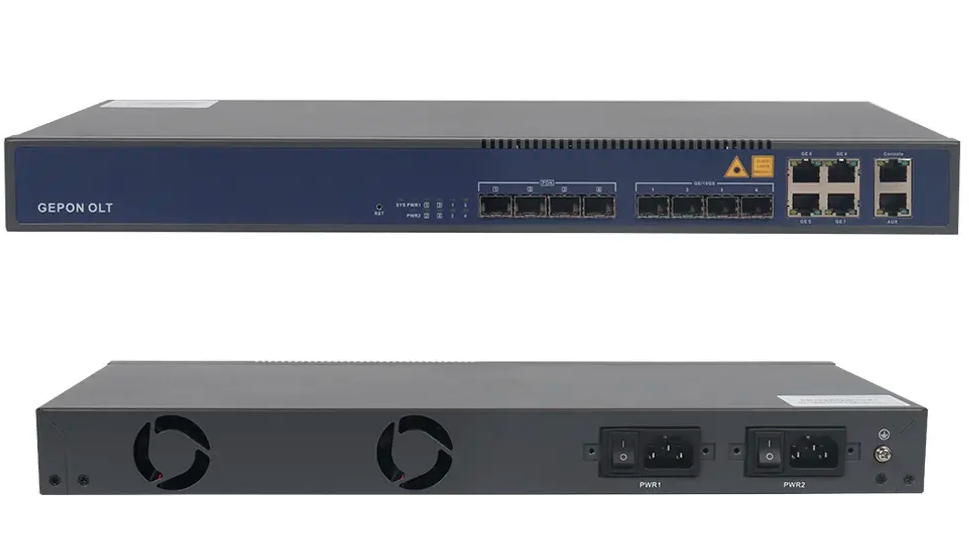 Uplink EPON OLT 4 Ports